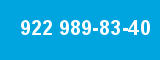 922 989-83-40 922 989-83-40